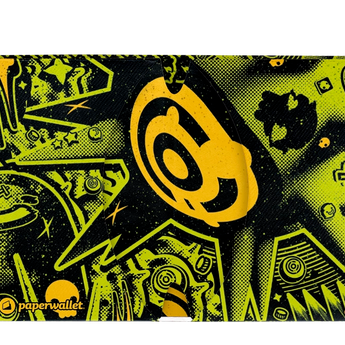 Micro Wallet Acid Planet - Open Wallet Inside Design