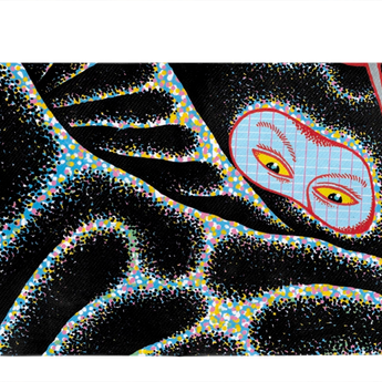 Micro Wallet Mysterious Woman - Open Wallet Outside Design