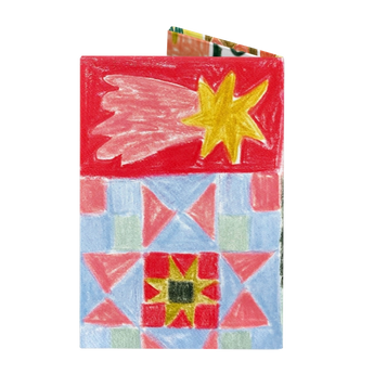 Micro Wallet Garden Quilt - Back Design