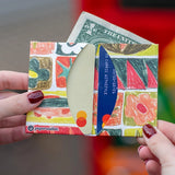 Micro Wallet Garden Quilt - Lifestyle image