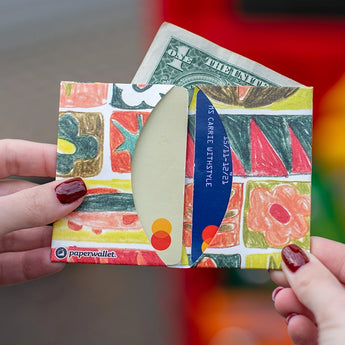 Micro Wallet Garden Quilt - Lifestyle image