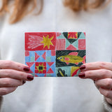 Micro Wallet Garden Quilt - Lifestyle image