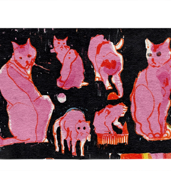 Micro Wallet Meow - Open Wallet Outside Design