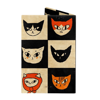Micro Wallet Cat Bingo - Back Design