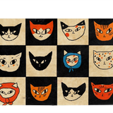 Micro Wallet Cat Bingo - Open Wallet Outside Design