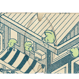 Micro Wallet Frog Hotel - Open Wallet Inside Design