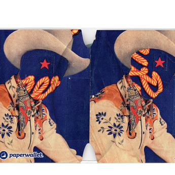 Micro Wallet Howdy Partner! - Open Wallet Inside Design