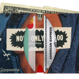 Micro Wallet FILLER - Open Wallet Inside Design with cards and cash