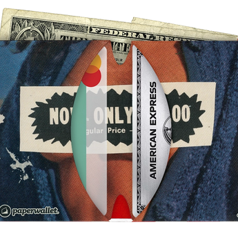Micro Wallet FILLER - Open Wallet Inside Design with cards and cash