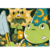 Micro Wallet Magic Frog - Open Wallet Outside Design