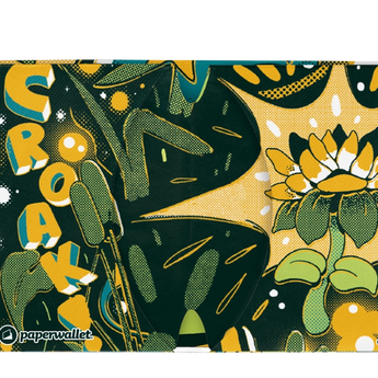 Micro Wallet Magic Frog - Open Wallet Inside Design