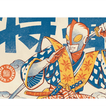 Micro Wallet Toku Samurai - Open Wallet Outside Design