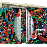 Micro Wallet Game Over - Open Wallet Inside Design with cards and cash