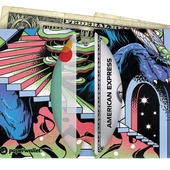 Micro Wallet Dur O' Tav - Open Wallet Outside Design