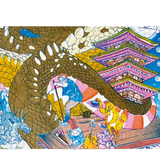 Micro Wallet Dragon Dance - Open Wallet Outside Design