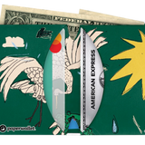 Micro Wallet No Swimming - Open Wallet Inside Design with cards and cash