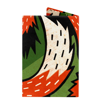 Micro Wallet For Fox's Sake - Back Design