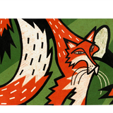 Micro Wallet For Fox's Sake - Open Wallet Outside Design