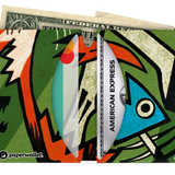 Micro Wallet For Fox's Sake - Open Wallet Inside Design with cards and cash