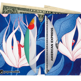 Micro Wallet Floral tales - Open Wallet Inside Design with cards and cash