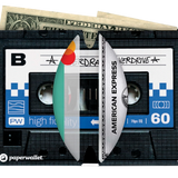 Micro Wallet Broke Beats Vol. 2 - Open Wallet Inside Design with cards and cash