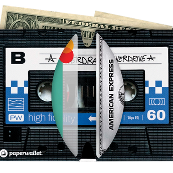 Micro Wallet Broke Beats Vol. 2 - Open Wallet Inside Design with cards and cash