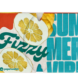 Micro Wallet Citrus Fizz - Open Wallet Inside Design