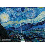 Micro Wallet The Starry Night - Open Wallet Inside Design