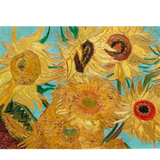 Micro Wallet Sunflowers - Open Wallet Outside Design
