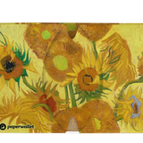 Micro Wallet Sunflowers - Open Wallet Inside Design