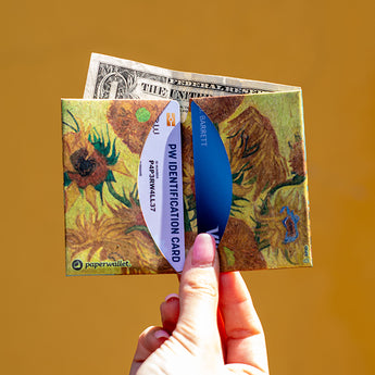 Micro Wallet Sunflowers - Lifestyle image