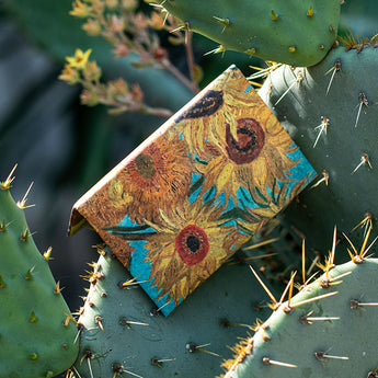 Micro Wallet Sunflowers - Lifestyle image