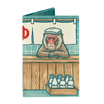 Micro Wallet Monkey Business - Front Design