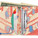 Micro Wallet Cat Bar - Open Wallet Inside Design with cards and cash