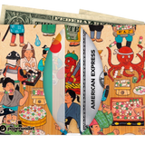 Micro Wallet Mugen Kotowaza Monogatari - Open Wallet Inside Design with cards and cash
