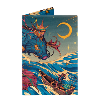Micro Wallet The Old Man and the Sea - Front Design