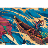 Micro Wallet The Old Man and the Sea - Open Wallet Inside Design