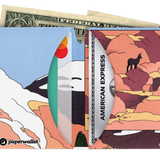 Micro Wallet Wild trail - Open Wallet Inside Design with cards and cash