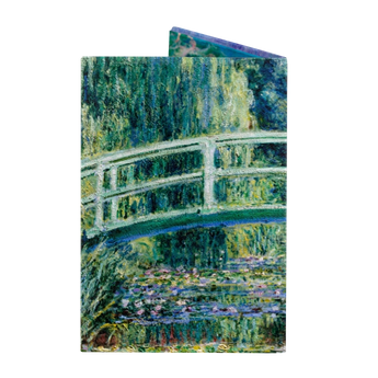 Micro Wallet Water Lily Pond - Back Design