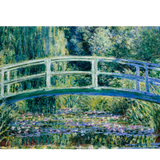 Micro Wallet Water Lily Pond - Open Wallet Outside Design