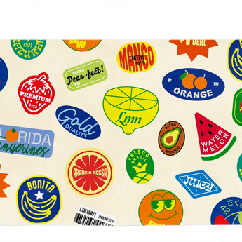 Micro Wallet Tutti Frutti - Open Wallet Outside Design