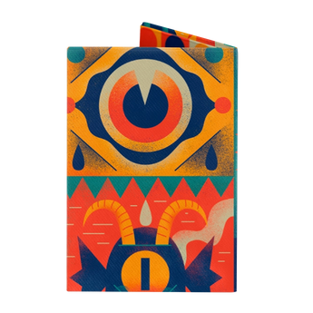 Micro Wallet Monsters Crew - Back Design