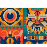 Micro Wallet Monsters Crew - Open Wallet Outside Design
