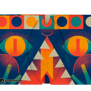 Micro Wallet Monsters Crew - Open Wallet Inside Design