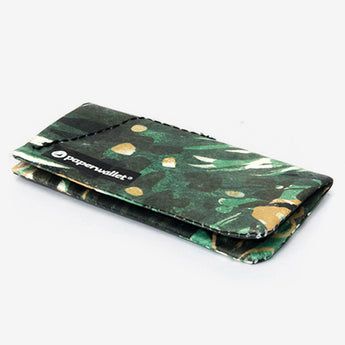 Coin Pouch Botanic - Front Design laying flat side view