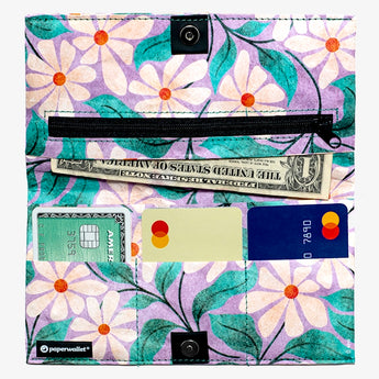 Clutch Wallet Boho Daisies
