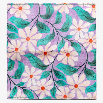 Clutch Wallet Boho Daisies
