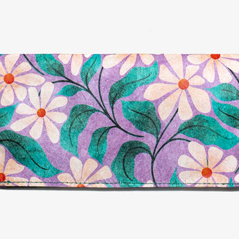 Clutch Wallet Boho Daisies