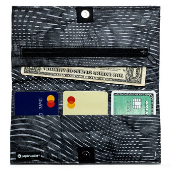 Clutch Wallet Ripples Black