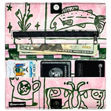 Clutch Wallet Doodle Garden